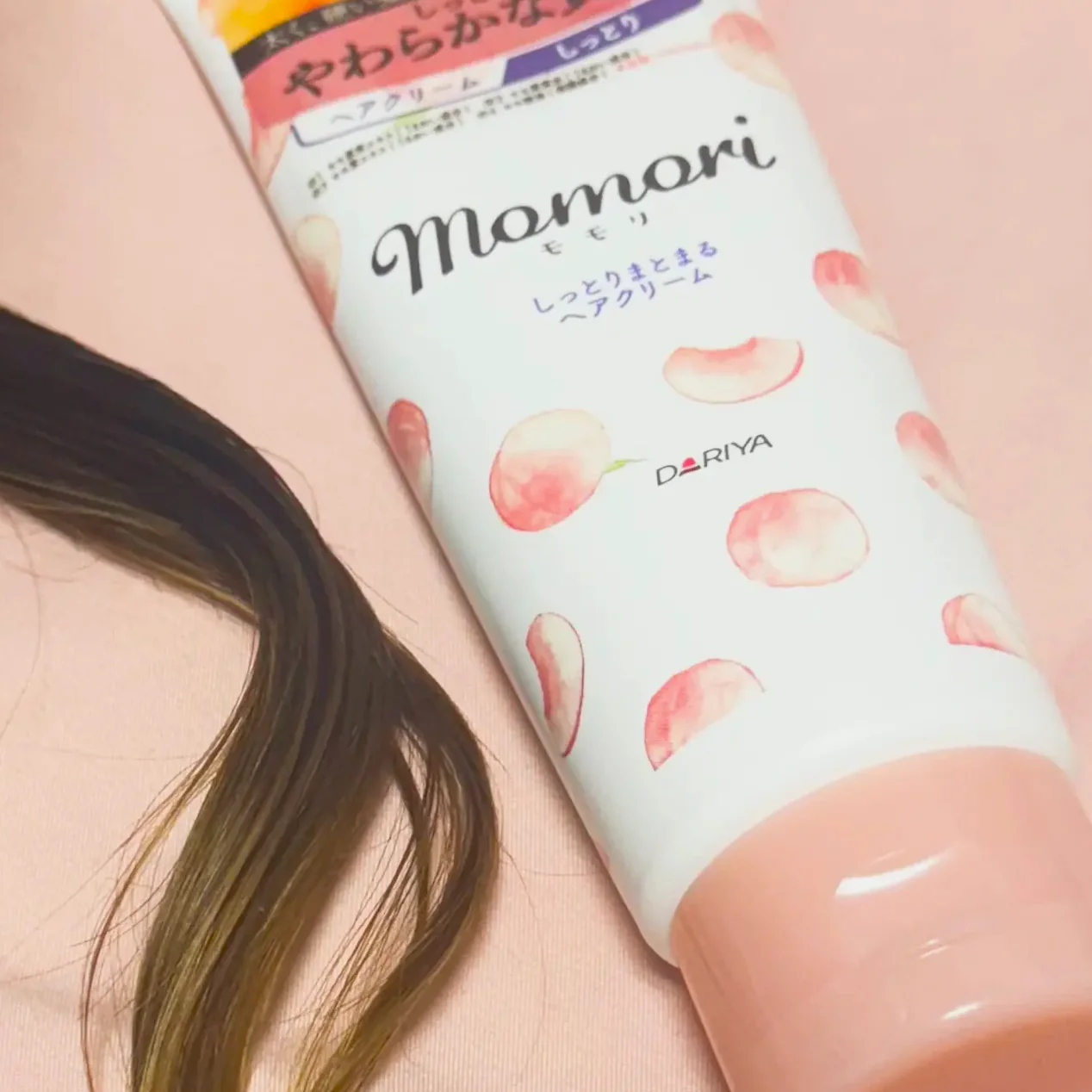 Momori Non-Sticky Jelly Styling Gel for Wet Hair Look Peach Scent 120g - Image 2
