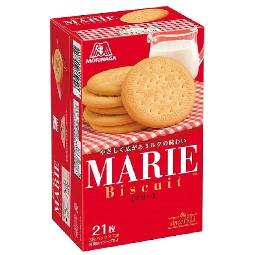 Morinaga Marie Classic Japanese Milk Biscuits 21 Pieces - Image 3
