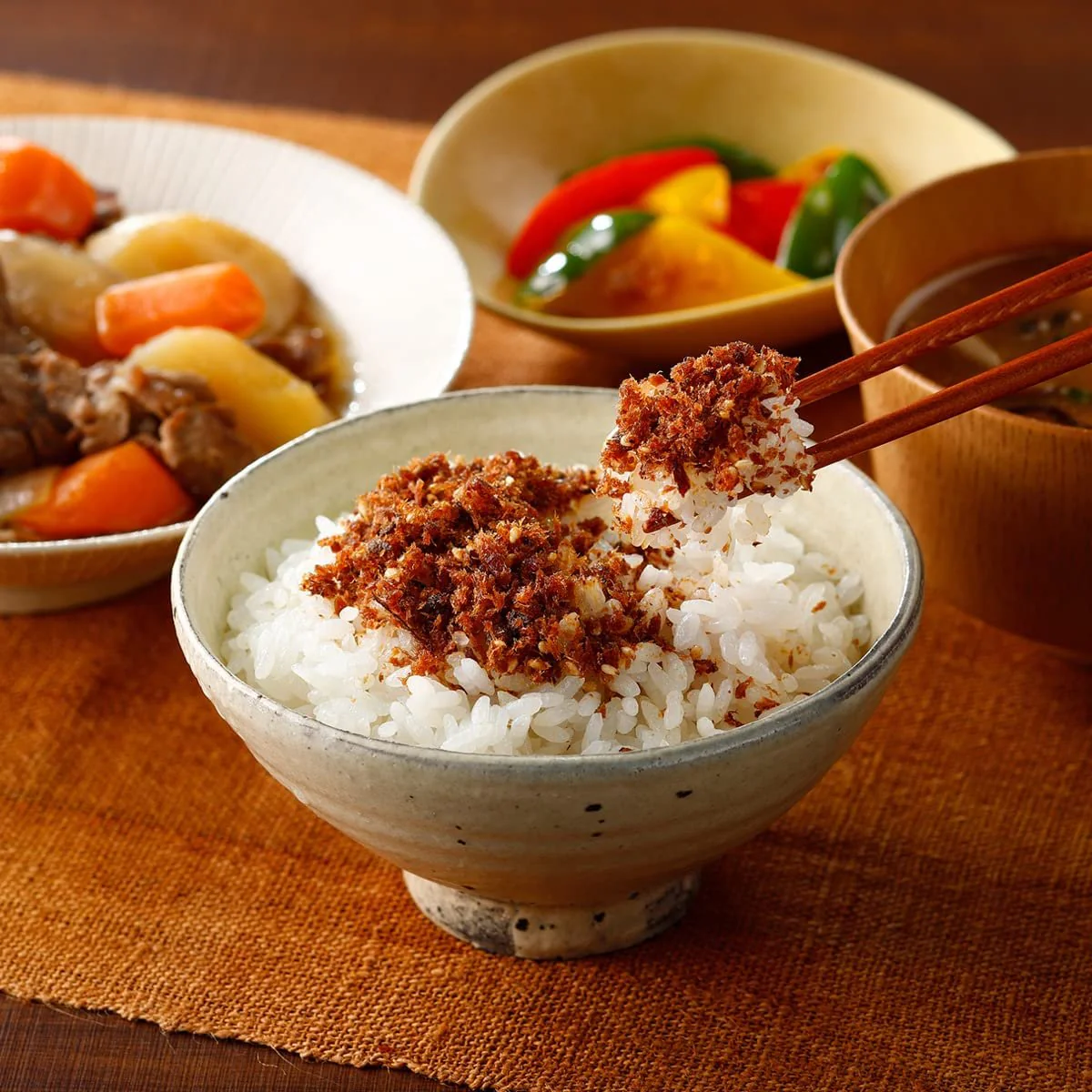 Ninben Fine Chopped Katsuo Furikake Bonito Rice Seasoning 40g - Image 4