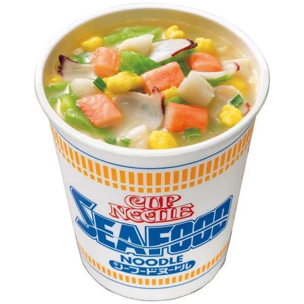 Nissin Instant Cup Noodles Seafood Flavor (Pack of 3) - Image 2