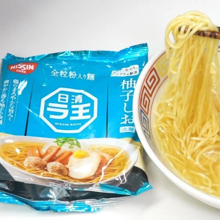 Nissin Raoh Instant Yuzu Shio Ramen Non Fried Noodles 3 Servings - Image 3