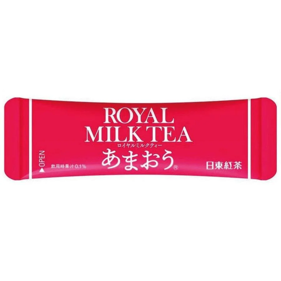 Nittoh Kocha Instant Royal Milk Tea Amaou Strawberry Flavor 8 Sticks - Image 3