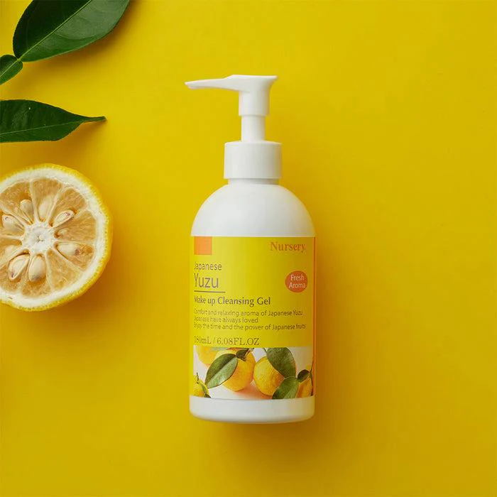 Nursery Yuzu Cleansing Gel Makeup Remover & Cleanser 180ml - Image 3