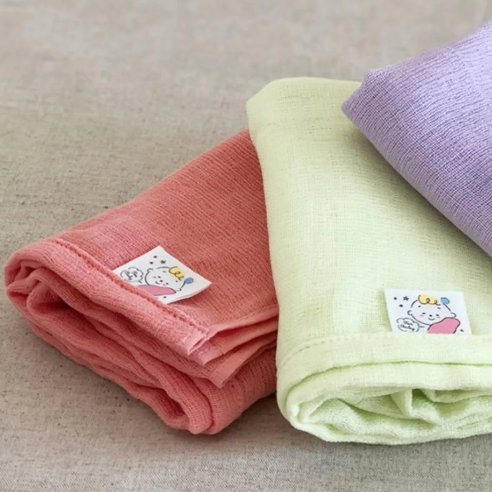 All-in-One Baby Soft Bathing Muslin Towel 100% Cotton 33x70cm - Image 3