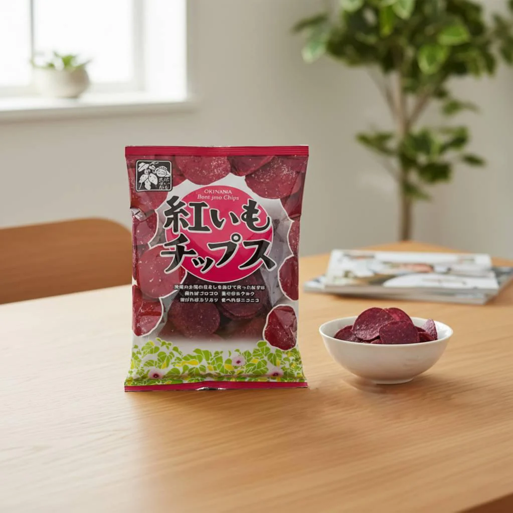Okinawan Purple Sweet Potato Chips Healthy Snack 75g - Image 3