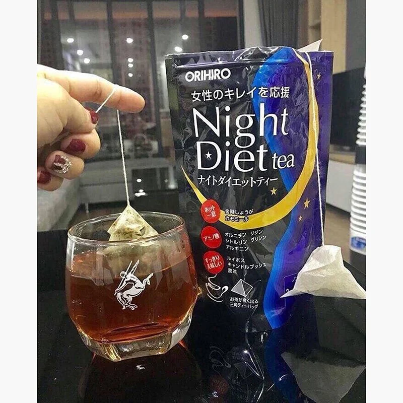 Orihiro Night Diet Tea Japanese Bedtime Tea Bags 20 ct. - Image 2