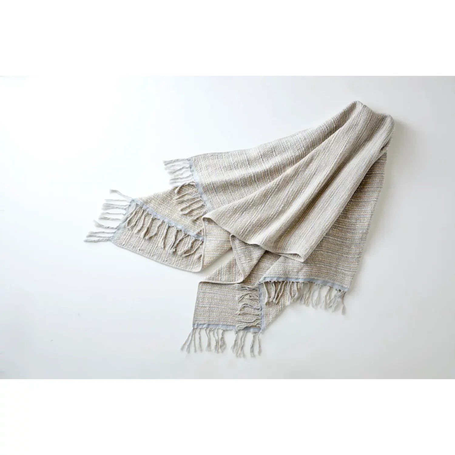 Orim Imabari Soft Cotton Gala Textile Shawl 76 x 165cm - Image 8