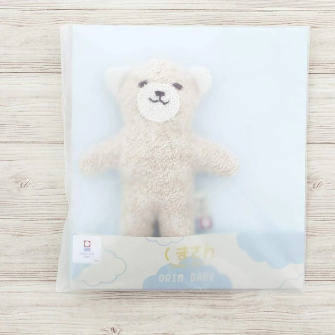Orim Imabari Soft Organic Cotton Teddy Bear 21cm - Image 7