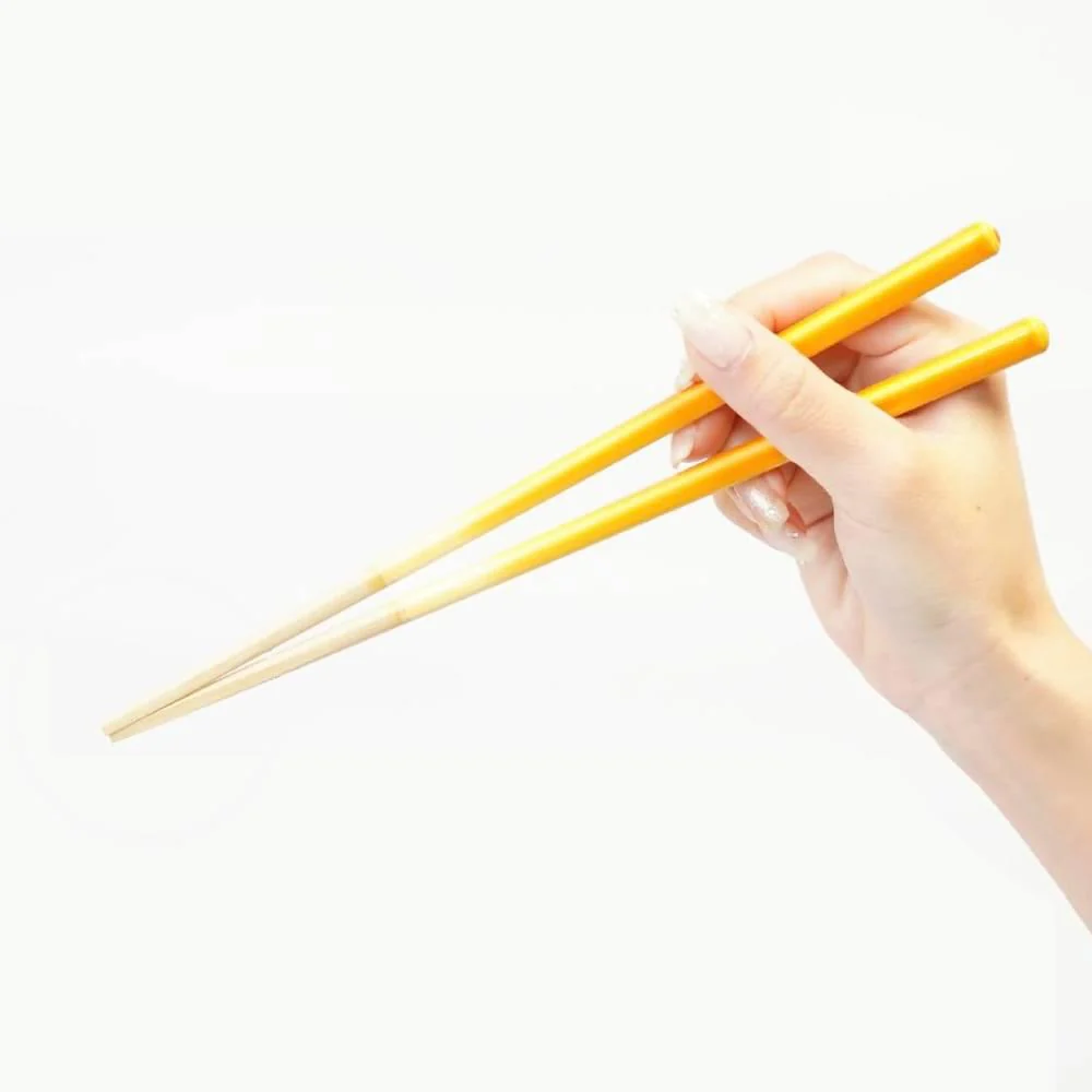 Patented Non-Slip Premium Chopsticks Dishwasher Safe Yellow 23cm - Image 2