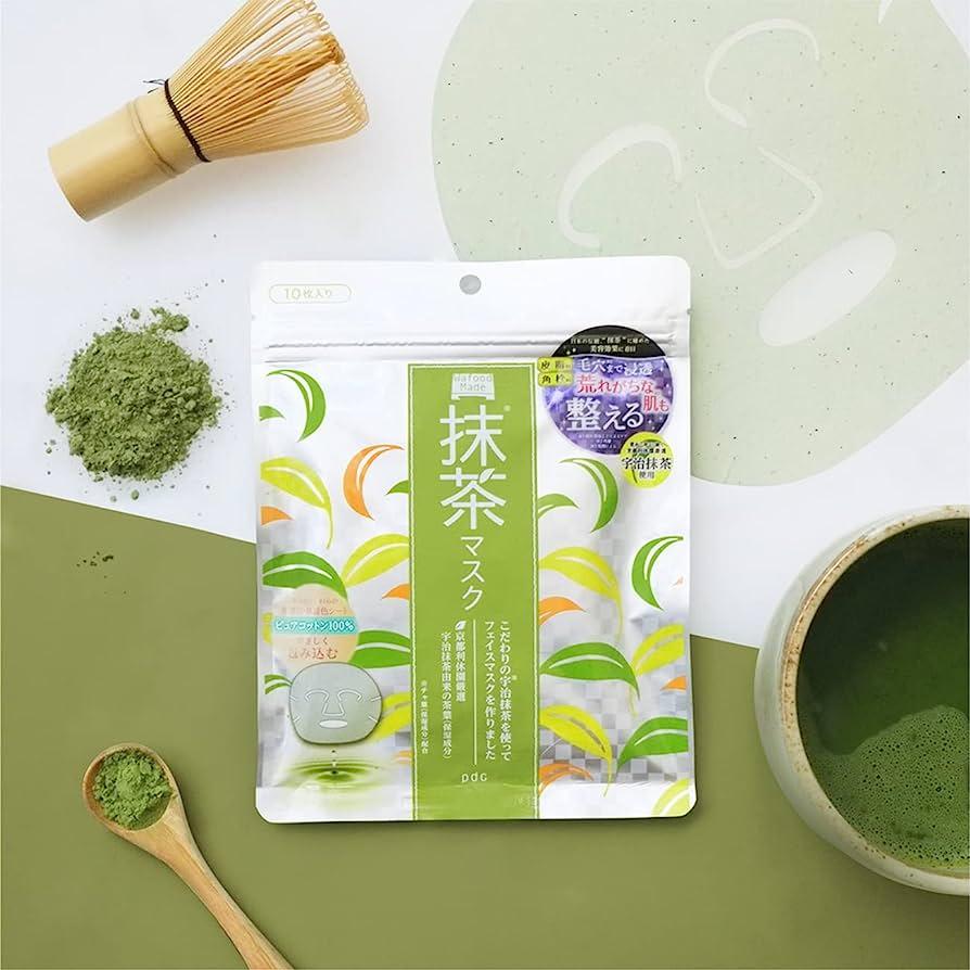 pdc Wafood Made Hydrating Uji Matcha Face Mask 10 Sheets - Image 5