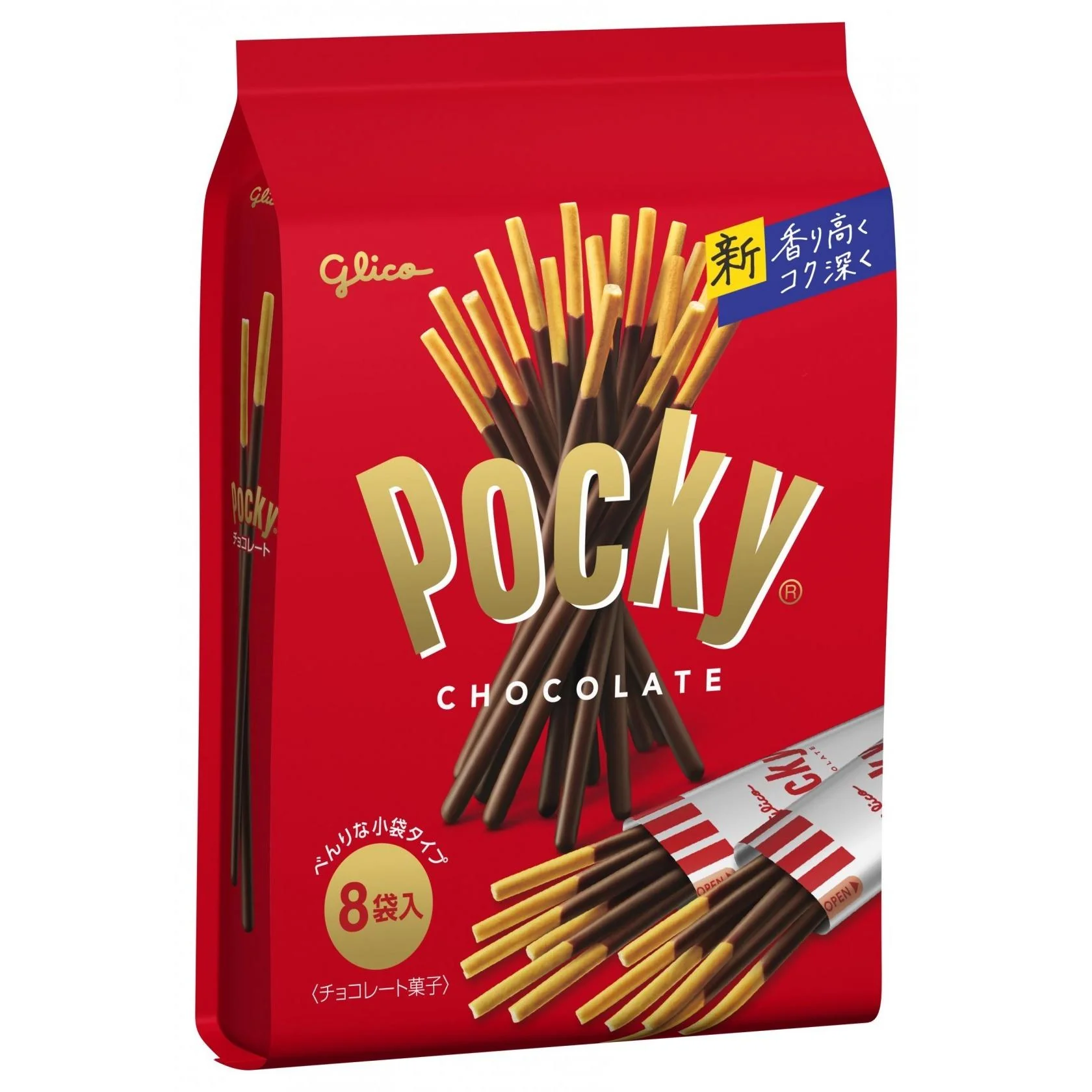 Pocky Chocolate Biscuit Sticks Sweet Crunchy Snack (Pack of 6) - Image 4
