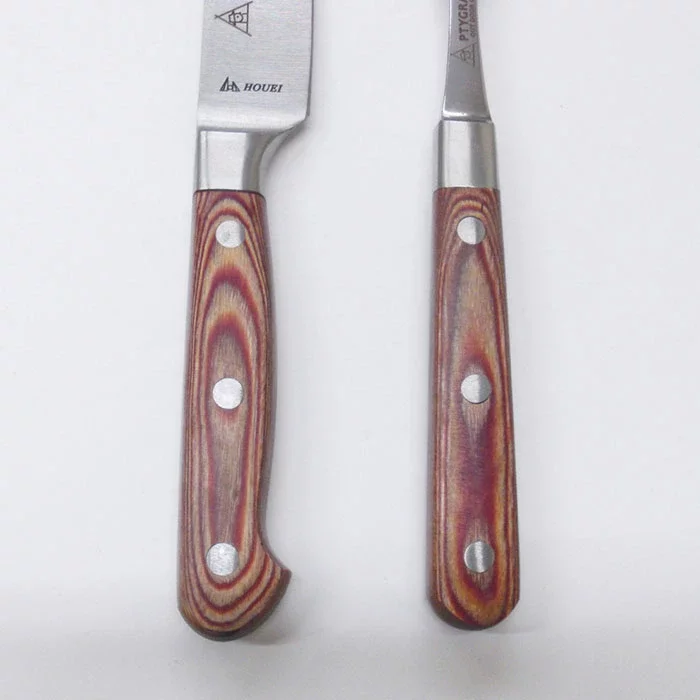 Ptygrace Handmade Meat Carving Knife and Fork Boxed Set - Image 4