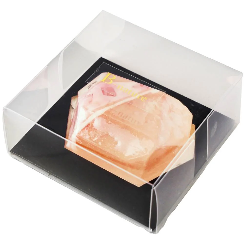 Rose Quartz Jewelry Soap Handmade Moisturizing Pink Crystal Bar Soap 60g - Image 3