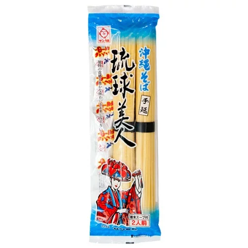 Ryukyu Bijin Hand Rolled Okinawa Soba Japanese Instant Noodles 200g