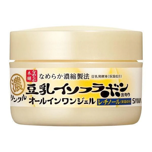 Sana Nameraka Honpo Isoflavone Wrinkle Gel Cream 100g - Image 2