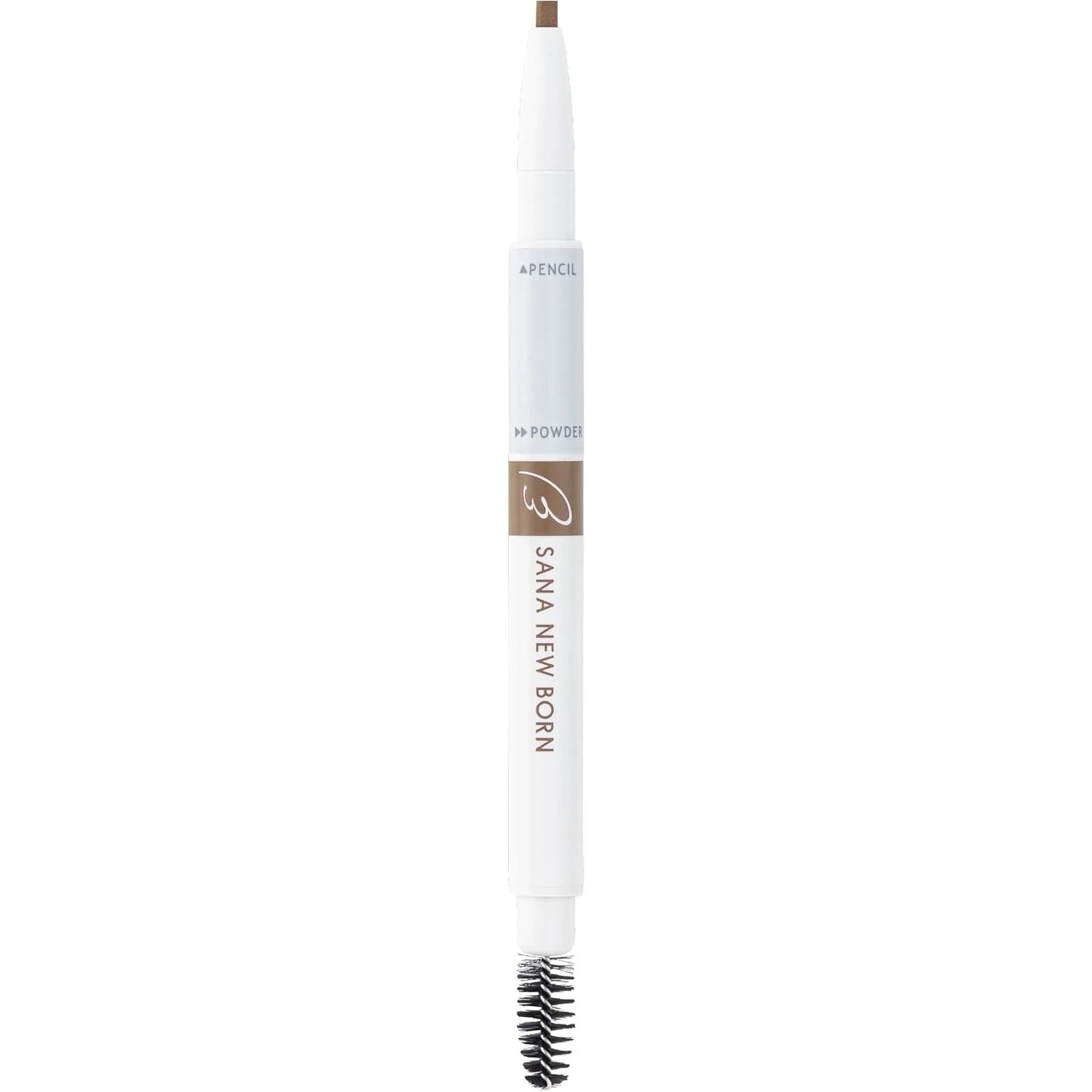 SANA NewBorn W Brow EX Eyebrow Pencil, Powder and Brush - Image 10
