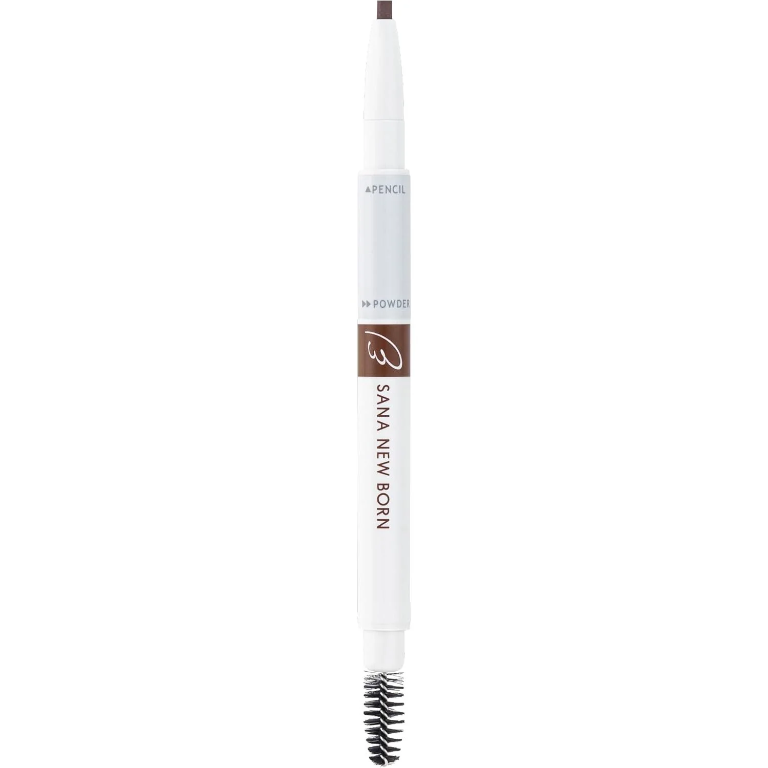 SANA NewBorn W Brow EX Eyebrow Pencil, Powder and Brush - Image 14