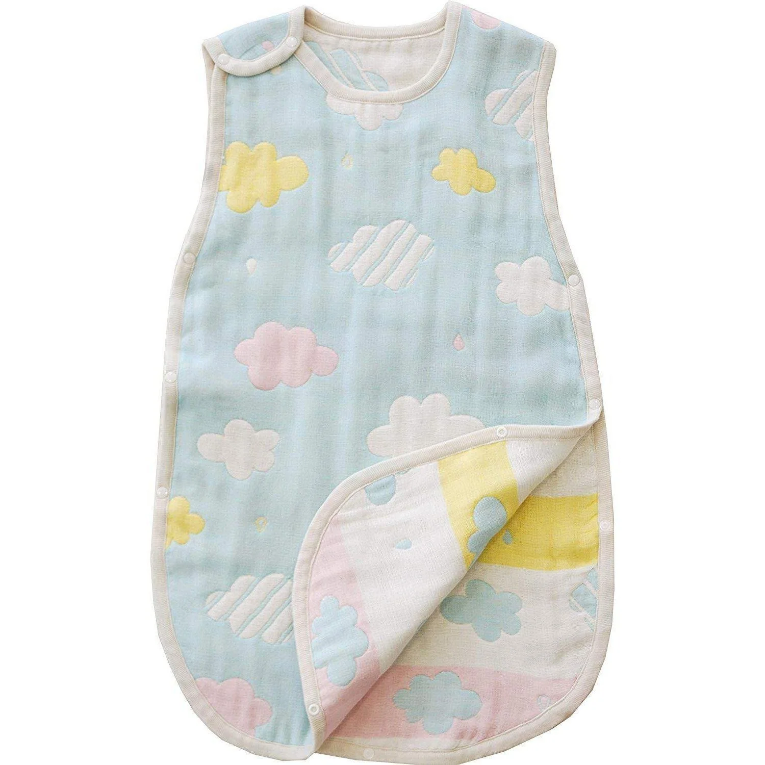 Sandesica Fluffy Muslin Baby Sleep Sack Wearable Sleeping Bag - Image 17