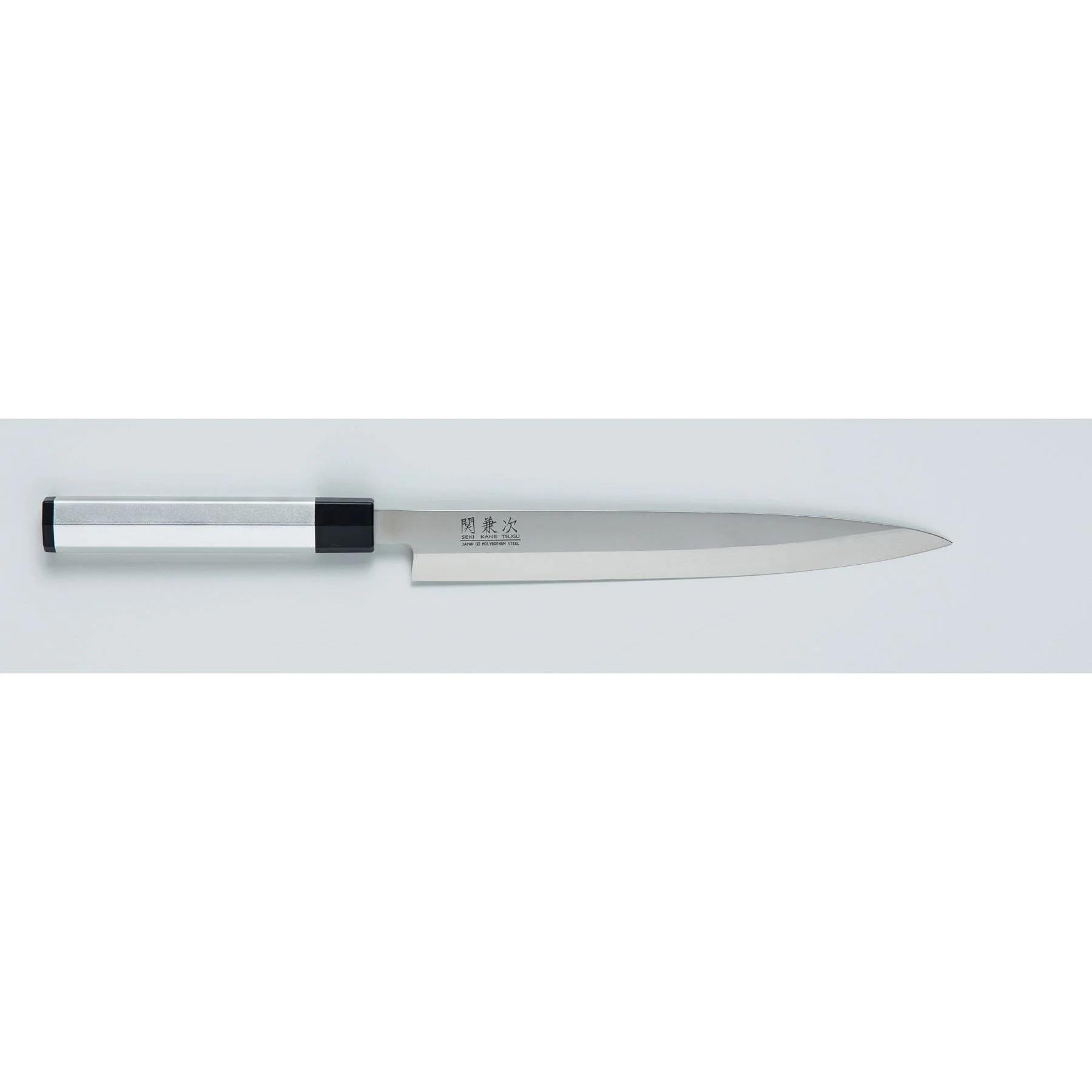 Seki Kanetsugu Single Edged Japanese Sashimi Knife with Aluminum Handle 240mm - Image 2