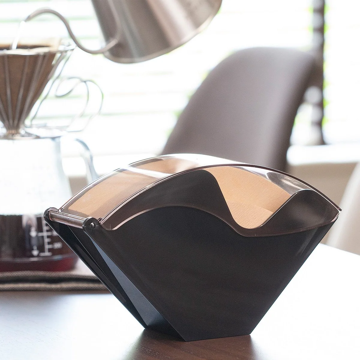 Shimomura Coffee Paper Filter Storage Case Countertop Organizer - Image 4