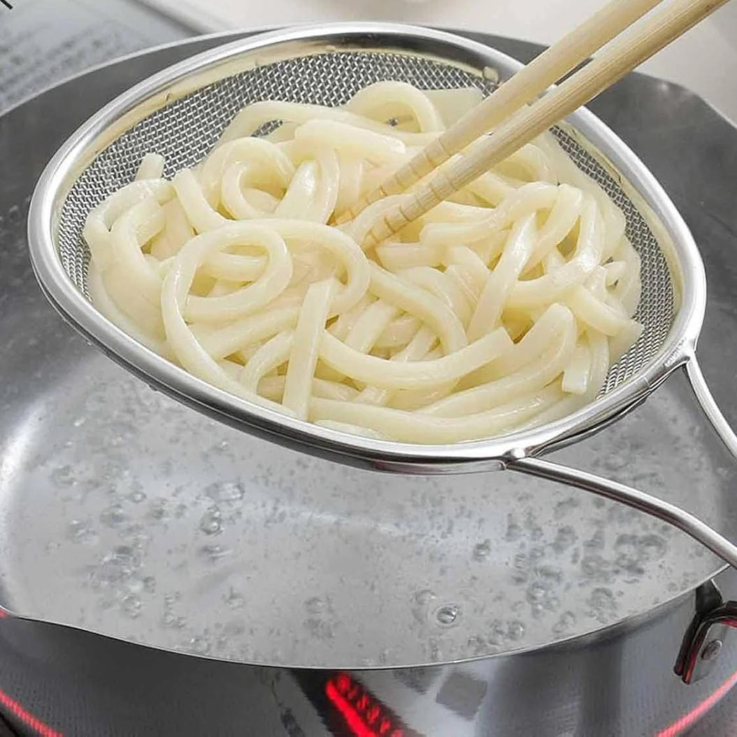 Shimomura Stainless Steel Fine Mesh Scoop Strainer 30.5cm - Image 2