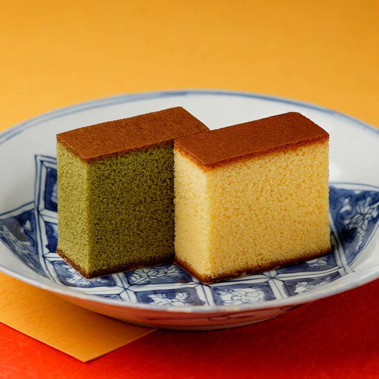 Shooken Nagasaki Matcha Flavor Castella Sponge Cake 1 Piece - Image 5