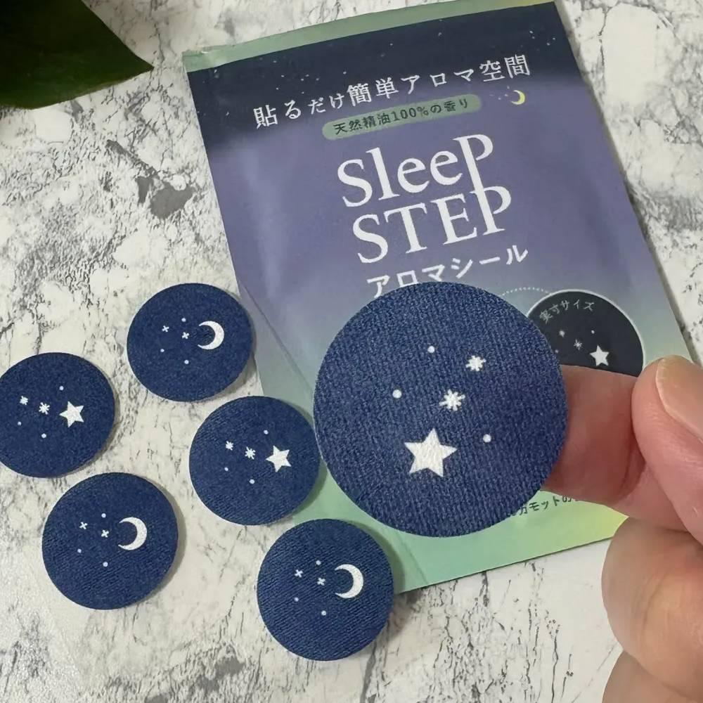 Sleep Step Natural Scented Stick-On Patch Herbal Bergamot 18 Sheets - Image 4