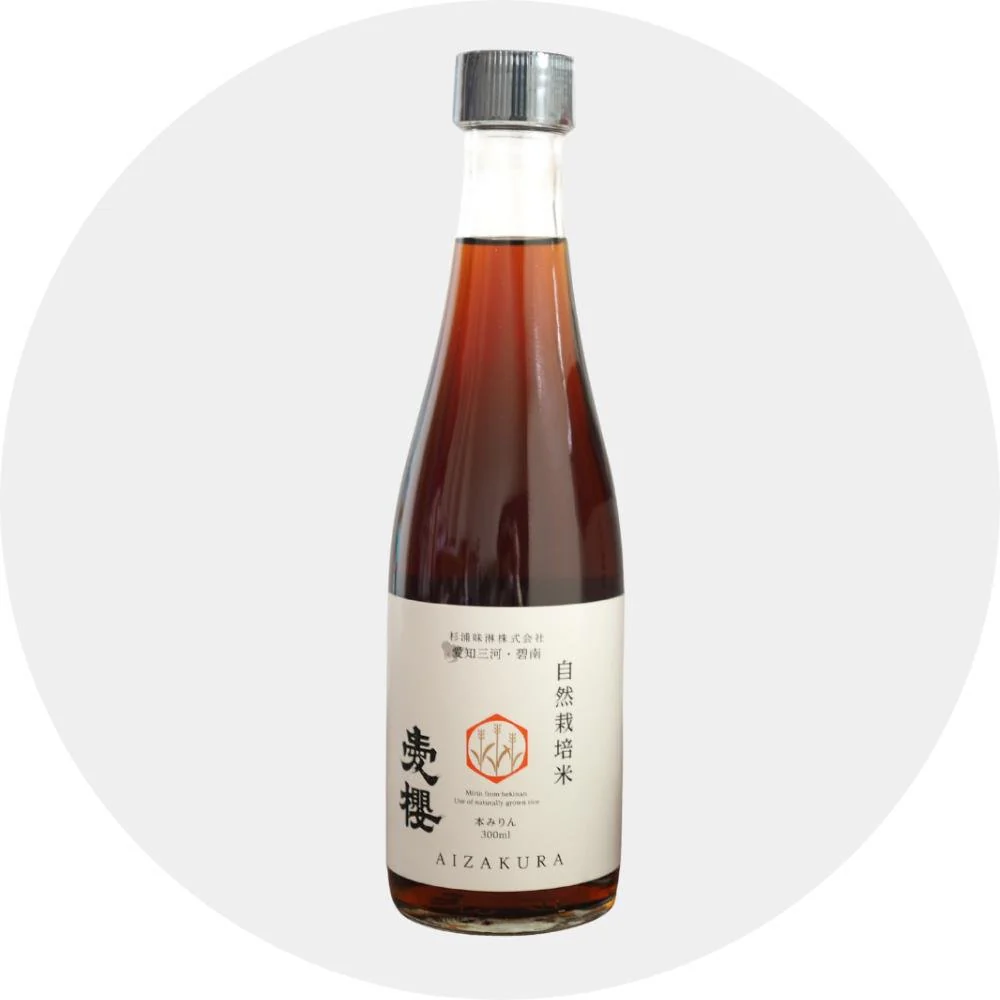 Sugiura Aizakura Hon Mirin 3 Years Aged Naturally Cultivated Sweet Rice Seasoning 300ml