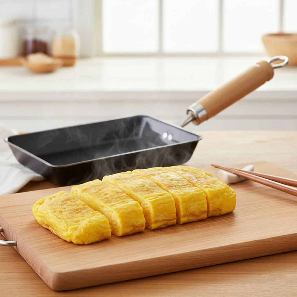 Summit Cast Iron Rectangular Tamagoyaki Omelette Pan 129x392mm - Image 2