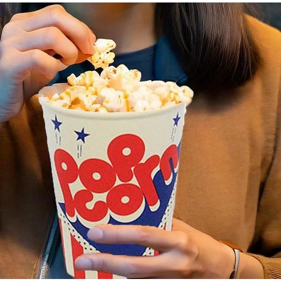 Sunnap Popcorn Buckets Extra Large Retro Popcorn Box (Pack of 50) - Image 3
