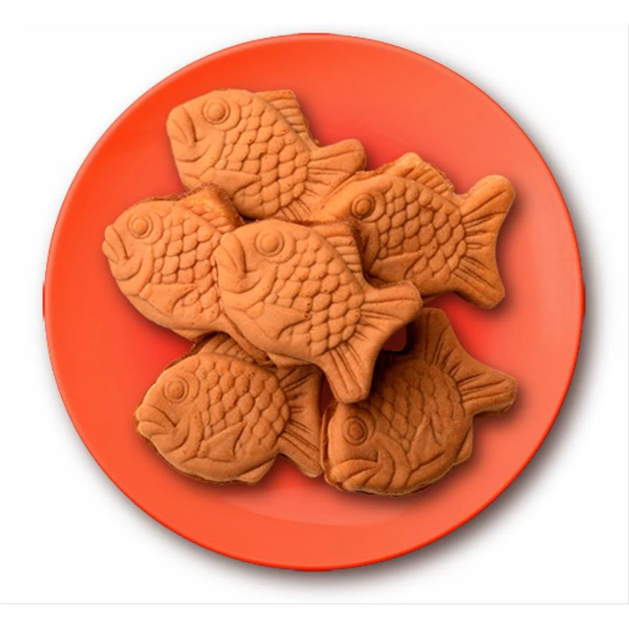 Tada Seika Taiyaki Azuki Bean Paste Filled Waffle Snack 10 Pieces - Image 3