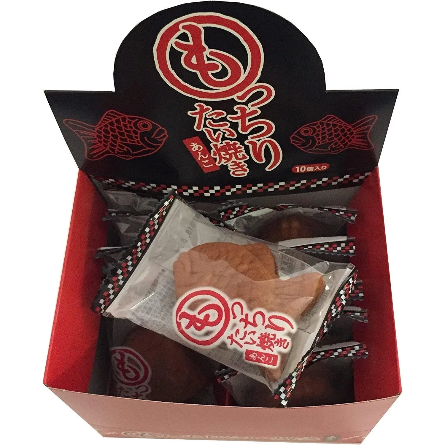 Tada Seika Taiyaki Azuki Bean Paste Filled Waffle Snack 10 Pieces - Image 4