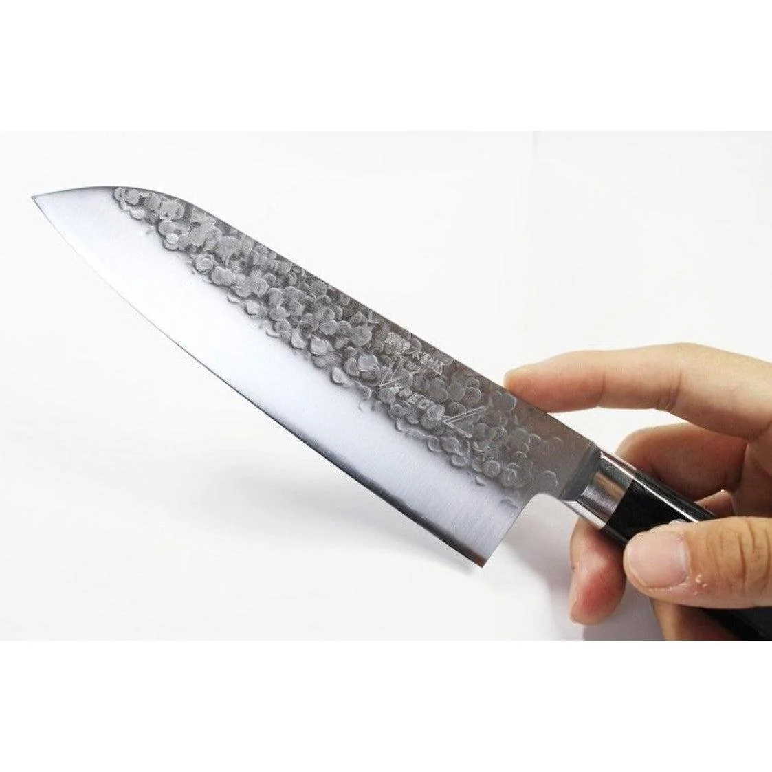 Takamura Hamono VG10 Stainless Steel Hammered Santoku Knife 170mm - Image 2