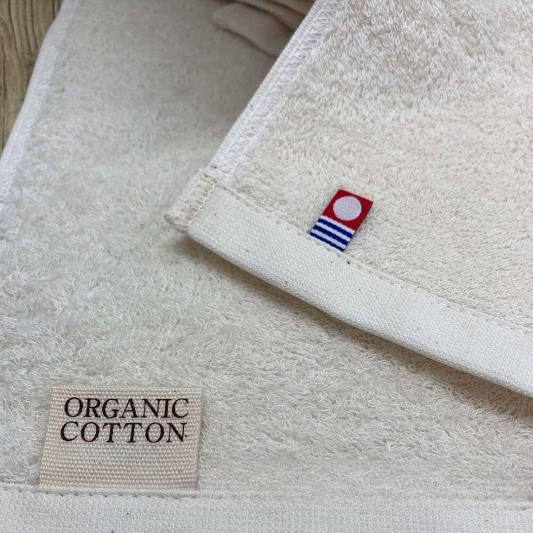 True Organic Natural Cotton Imabari Hand Towel 31×36cm - Image 2