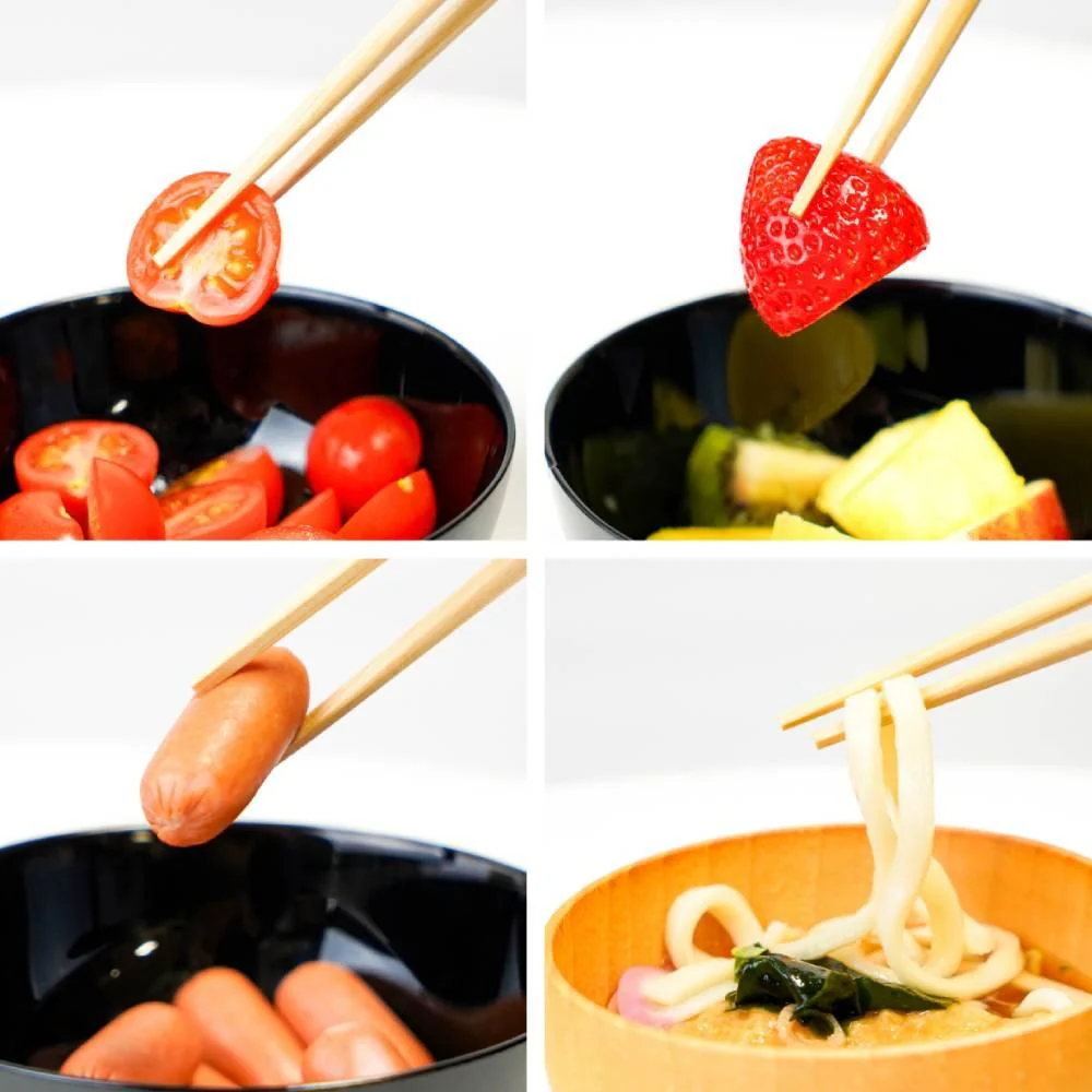 Truly Non-Slip Chopsticks Dishwasher Safe Black Chidori Bird 23cm - Image 3