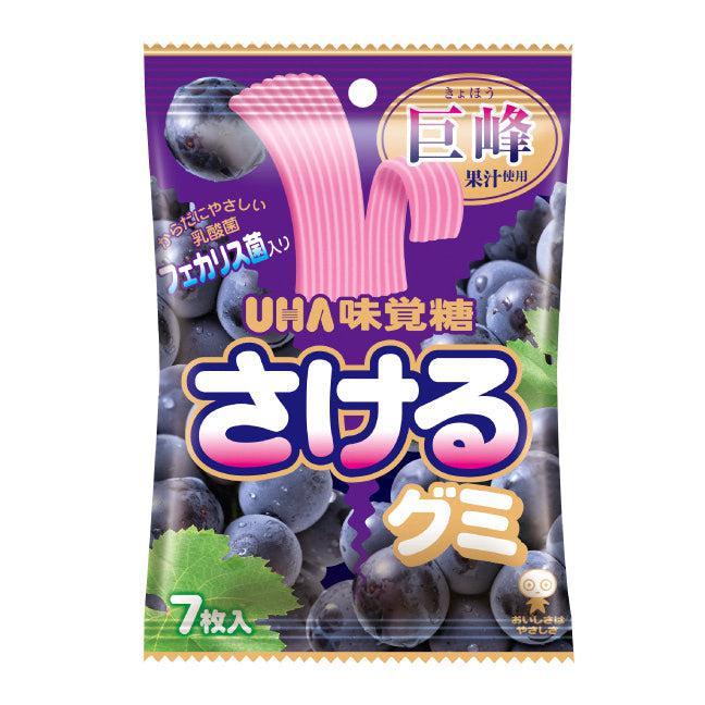 UHA Mikakuto Sakeru Grape Gummy Candy 7 Pieces (Pack of 6) - Image 5