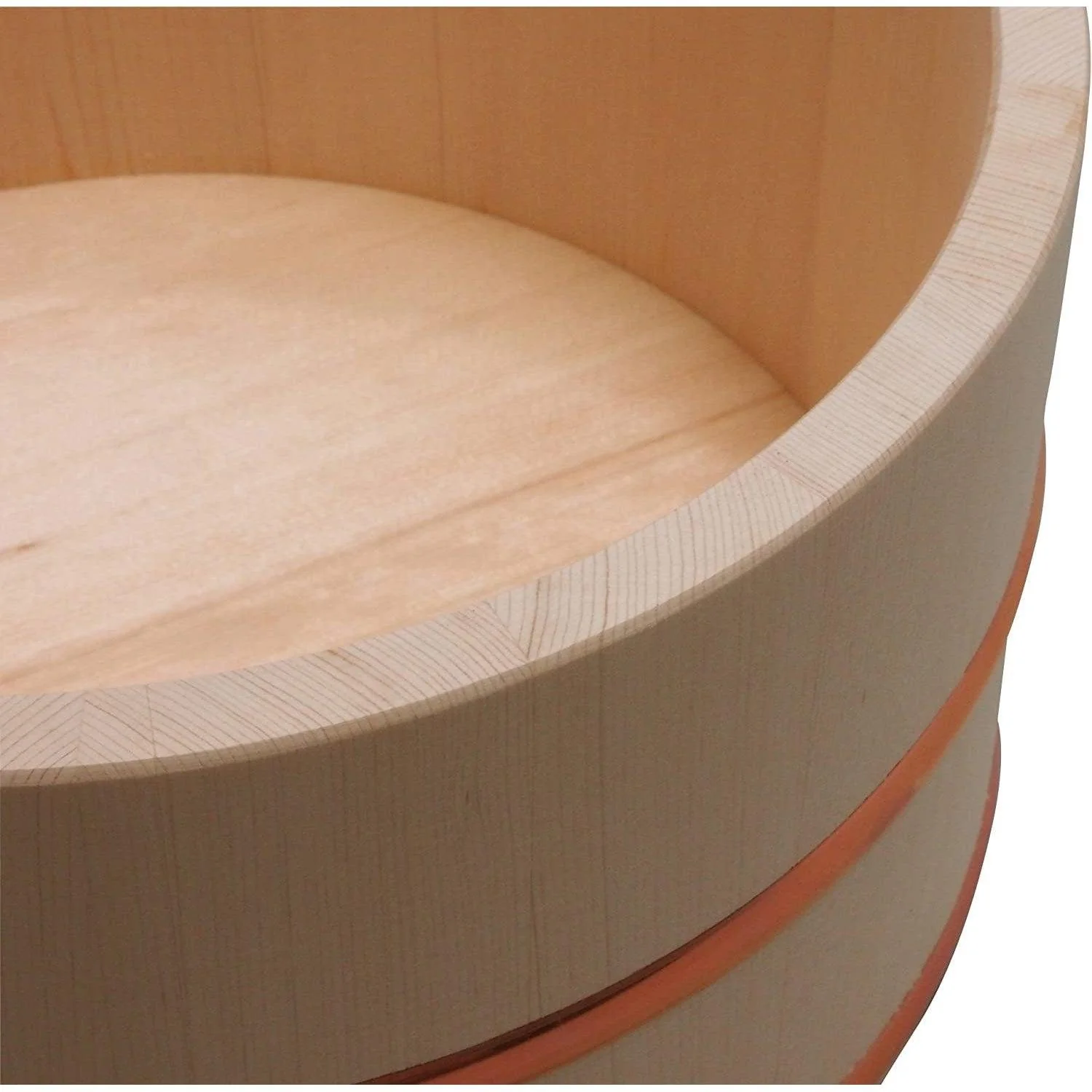 Umezawa Hinoki Bath Bucket (Handmade Japanese Cypress Bath Bucket) - Image 3