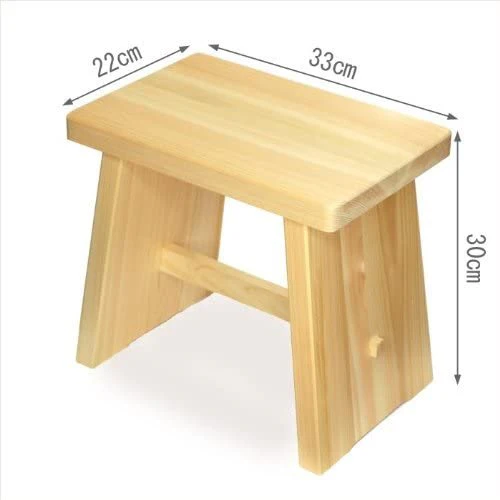 Umezawa Japanese Hinoki Cypress Wooden Bath Stool - Image 6