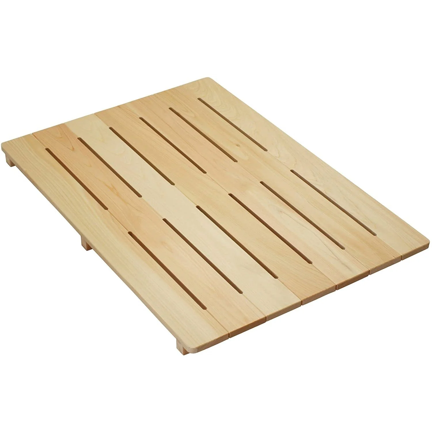 Umezawa Hinoki Wooden Sunoko Bath Mat Hygienic & Slip-Resistant - Image 6