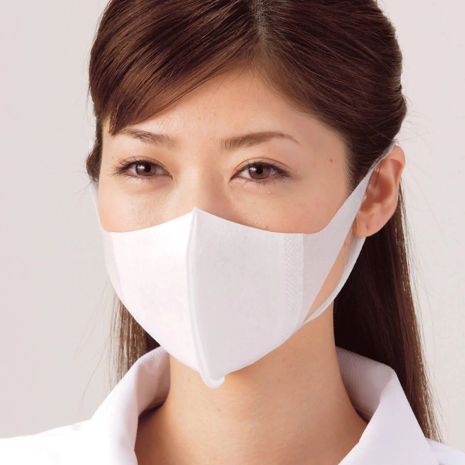 Unicharm Softalk White Surgical Face Mask (Three Layer Mask) 100 ct. - Image 3
