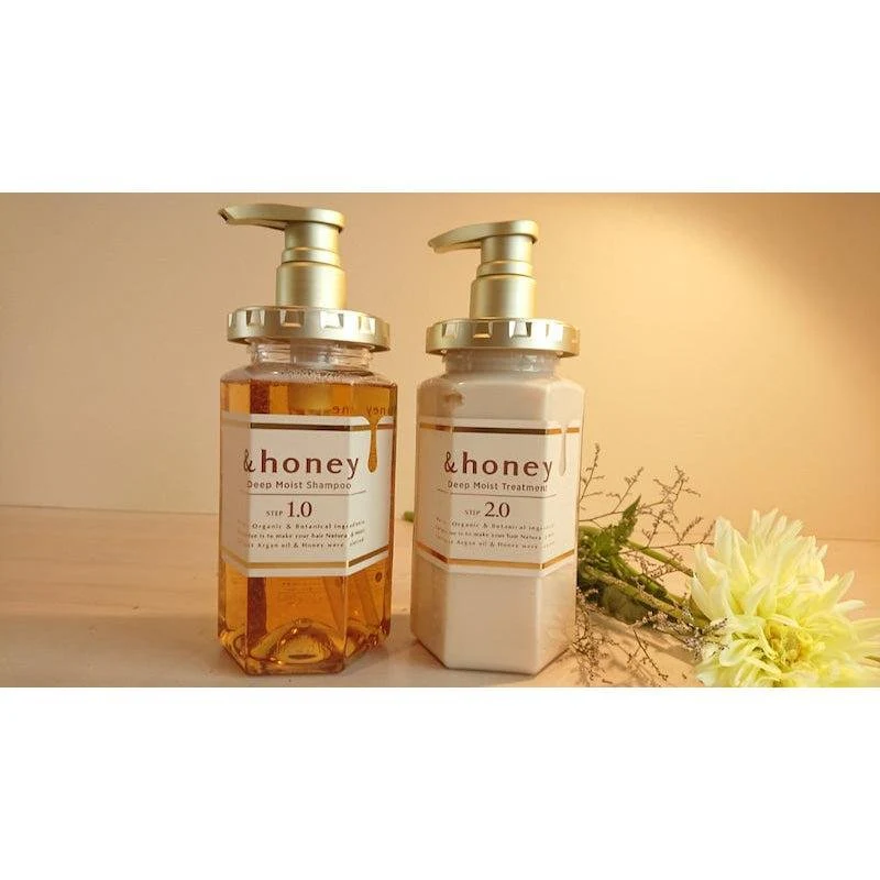 &honey Deep Moist Shampoo 1.0 (Japanese Honey Shampoo) 440ml - Image 4