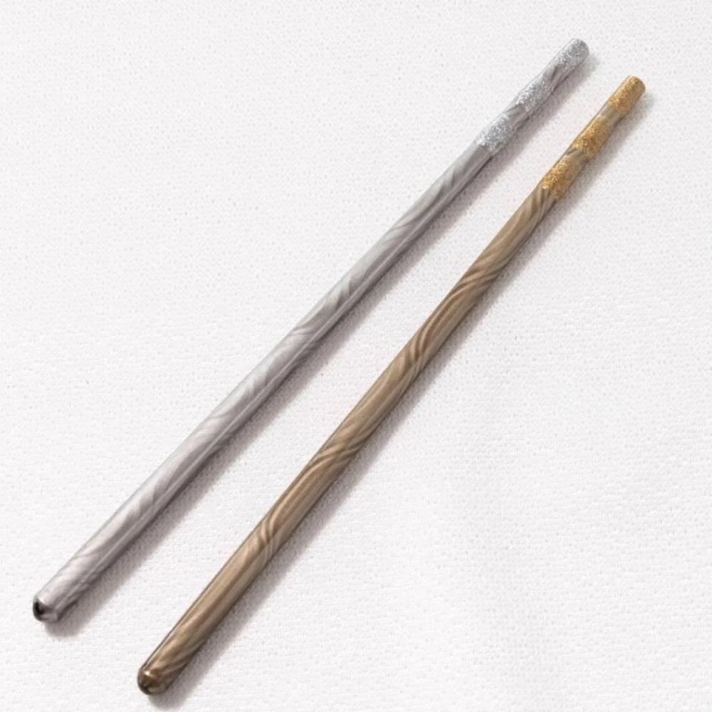 Wooden Muddler Dishwasher Safe Cocktail Stirrer Silver Wave 20cm - Image 4