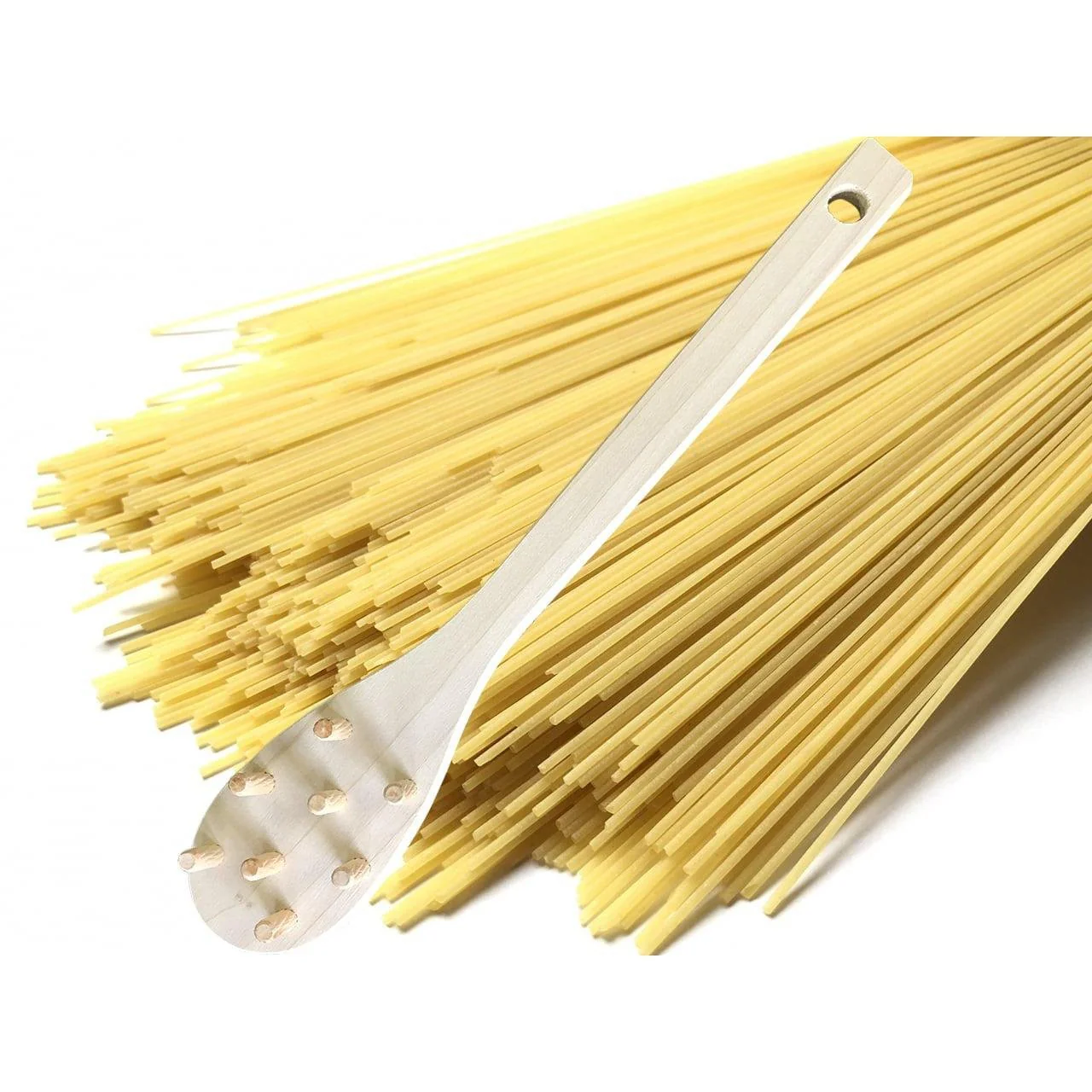Oyanagi Wooden Spaghetti Spoon Natural Wood Pasta Server 300mm - Image 4