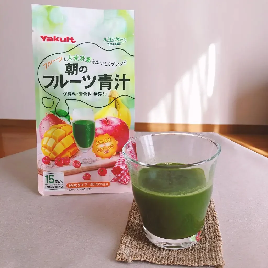 Yakult Fruit-Based Green Juice Nutritious Health Drink 15 Sticks - Image 2