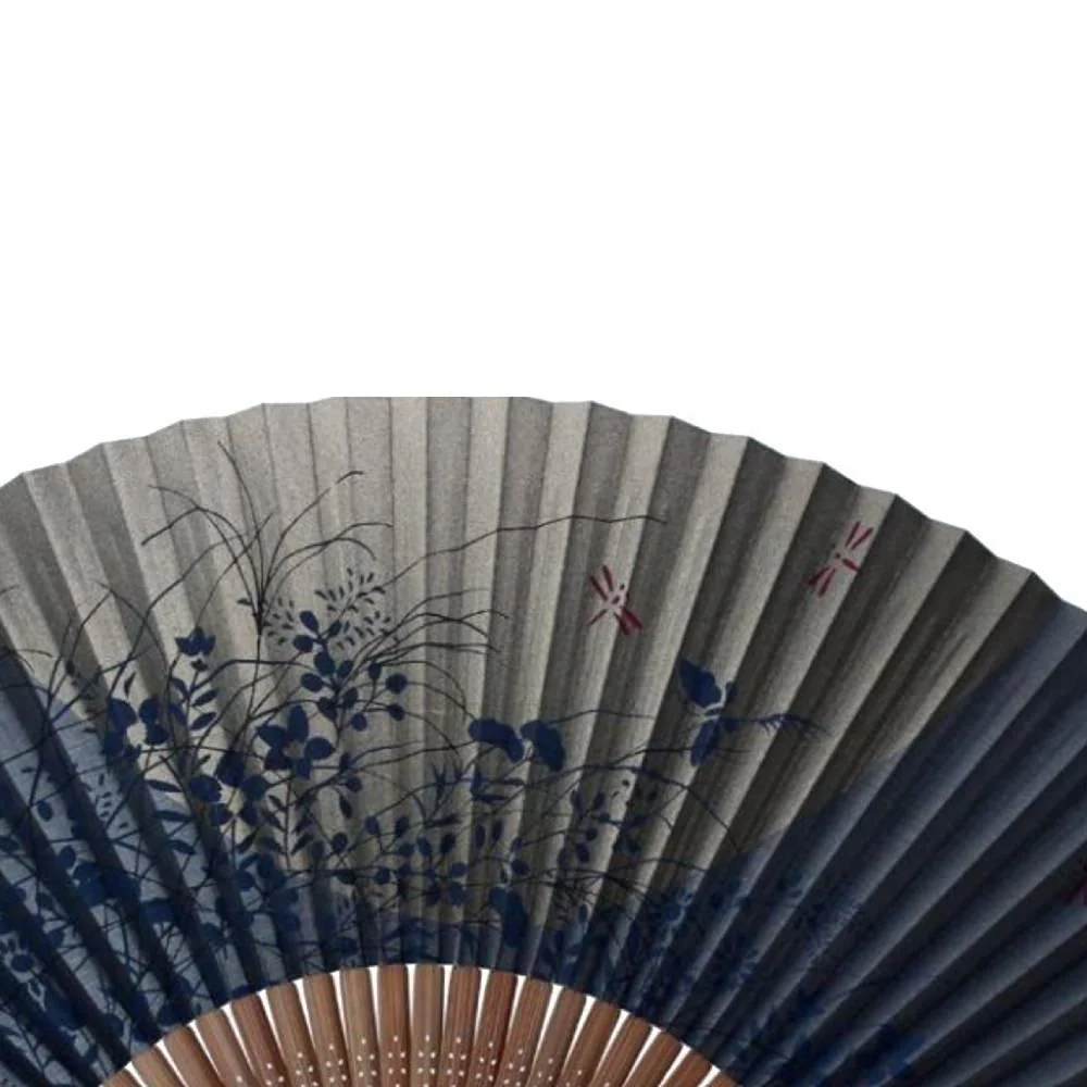Yamani Golden Moonlight Design Sensu Handheld Folding Fan 21.5cm - Image 2