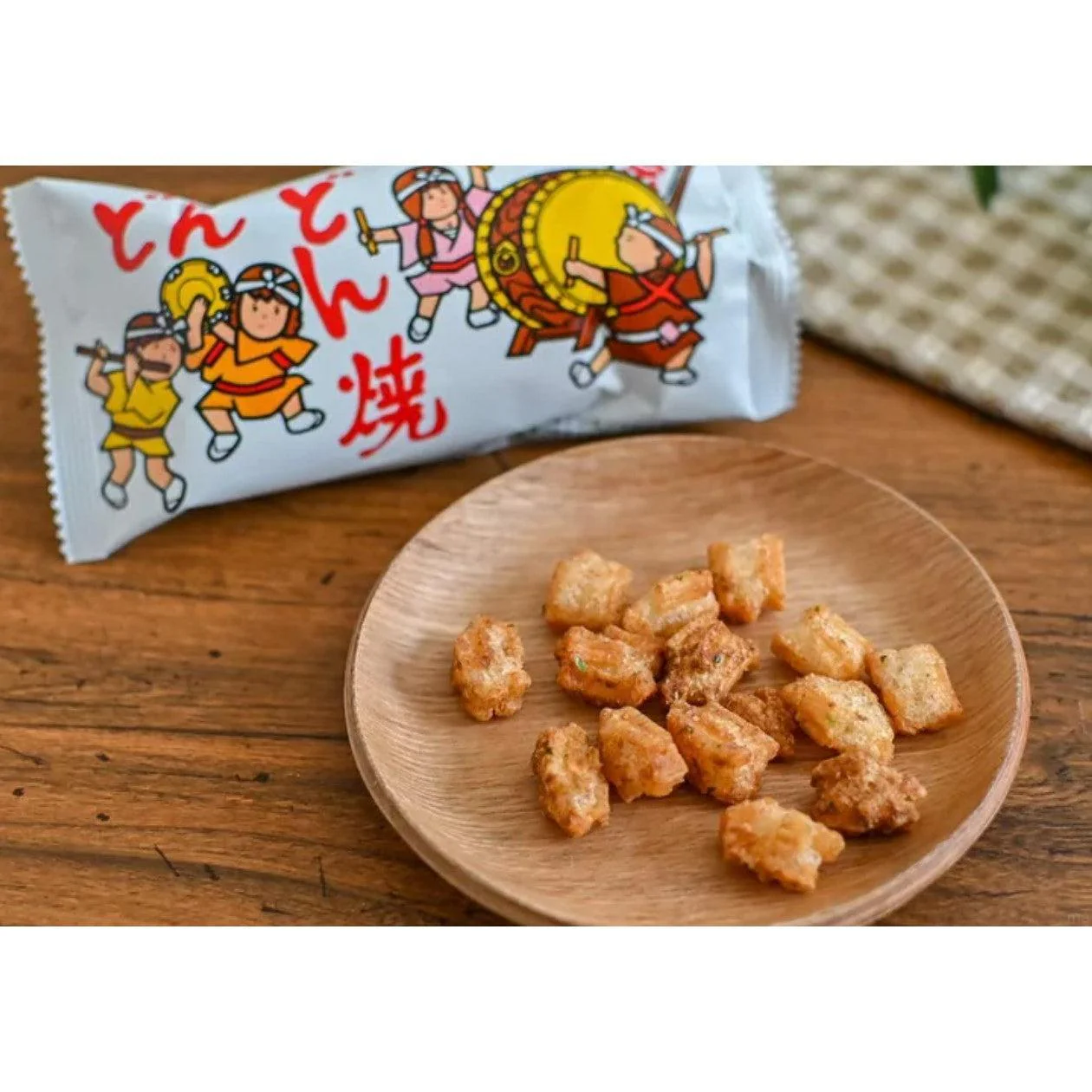 Yaokin Dondonyaki Japanese Puff Snack Sauce Flavor (Pack of 15) - Image 2