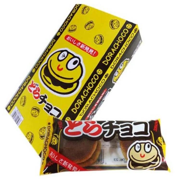 Yaokin Dorachoco Chocolate Dorayaki Snack (Box of 20 Packs) - Image 6