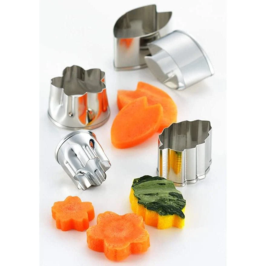 Yoshikawa Sakura Cherry Blossom Vegetable Cutters (Set of 5) YJ2790 - Image 2