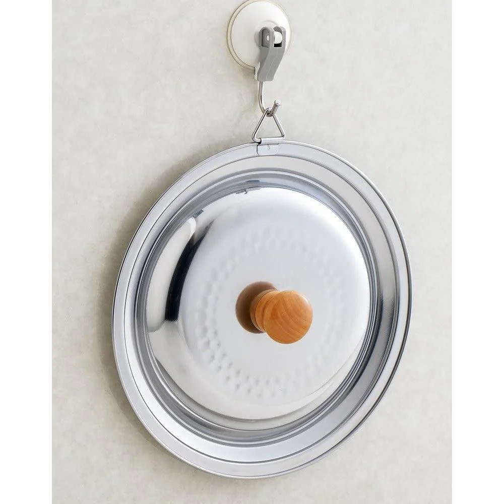 Yoshikawa Yukihira Stainless Steel Pot Lid 16-18cm YH9497 - Image 2