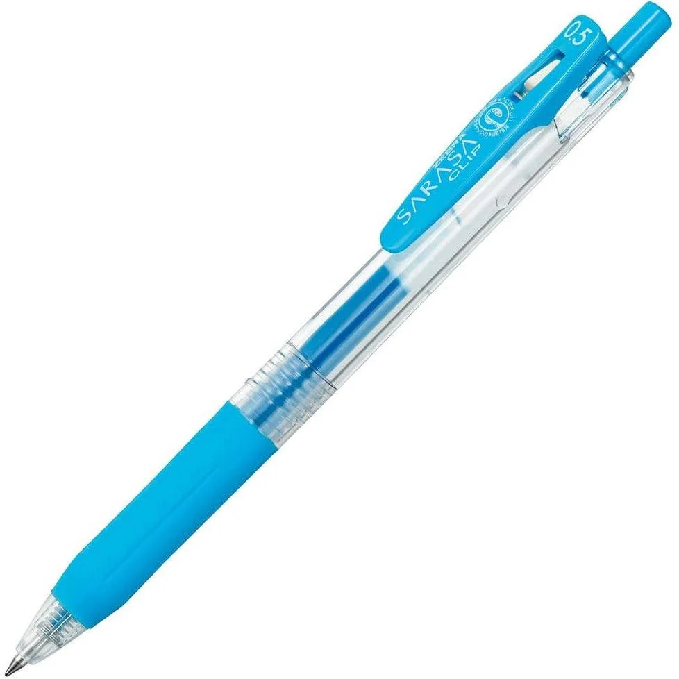 Zebra Sarasa Clip Gel Ink Pens 5 Colors 0.5mm P-JJ15-5A - Image 4